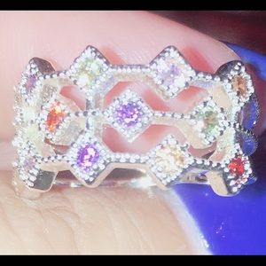 .925 Sterling Silver Beautiful One of a Kind Ring